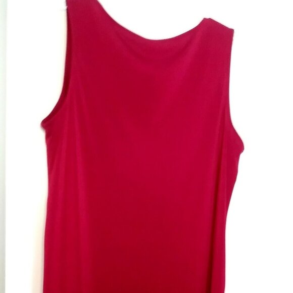 New Directions Burgundy Sleeveless Top | Sixe XL - Picture 4 of 8